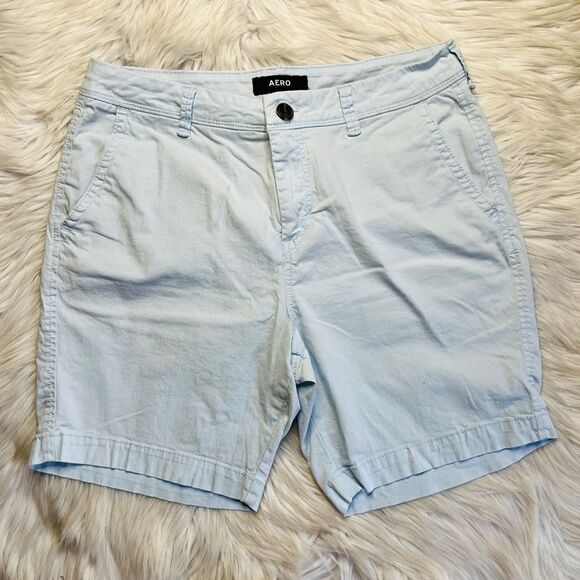 AERO Casual Shorts Light Blue Size 31 - Picture 1 of 4